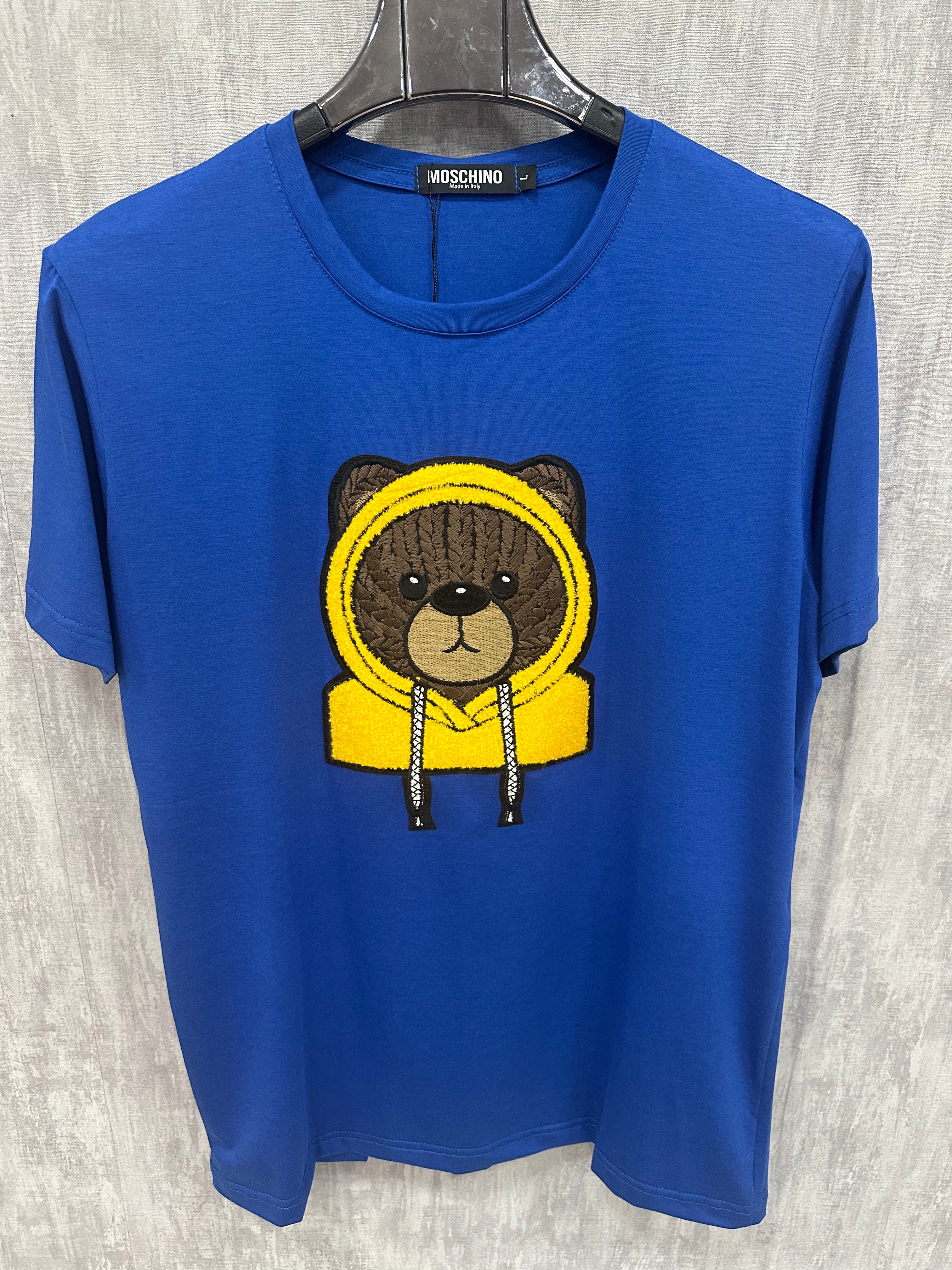 Camiseta MALHA CHINESA MOSCHINO Urso de Capuz FVJ 250 365