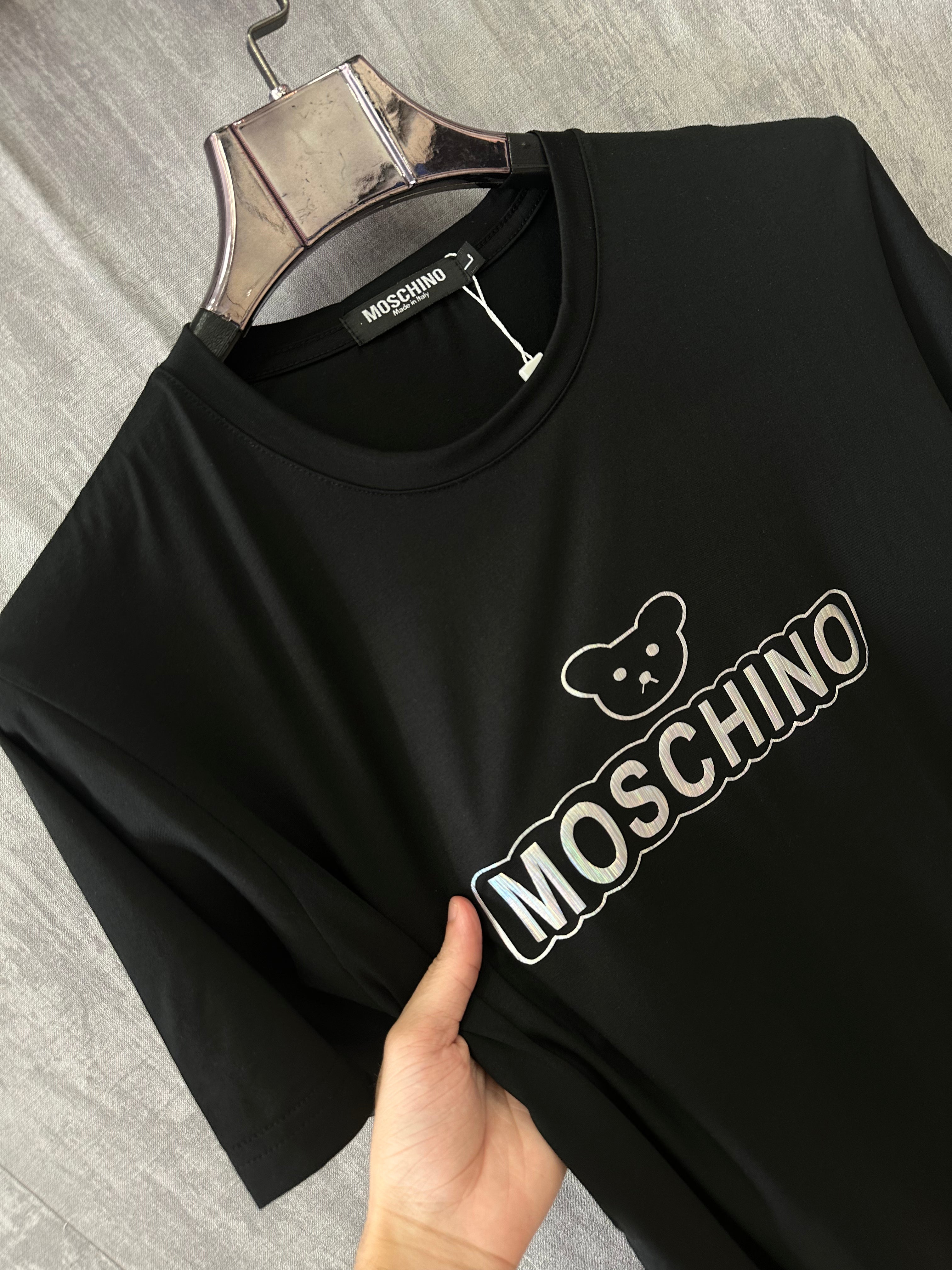 Camiseta MALHA CHINESA MOSCHINO Com Panda Basica 175